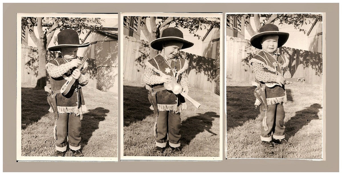 Gerry Joe Weise guitarist at 4 years old in Sydney, Australia, 1963. (Photos taken by Gerry Joe's wonderful mother).