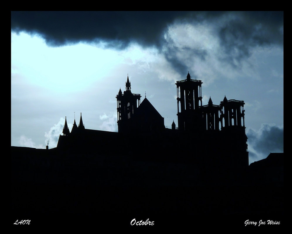 10, October, Laon Cathedral, photograph exhibition, Laon France, 2013. Gerry Joe Weise.