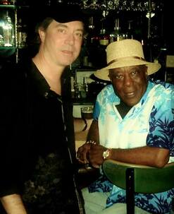 Gerry Joe Weise and Buddy Guy in Chicago, IL, USA.